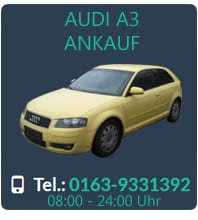  Audi A3 Gebrauchtwagen Ankauf