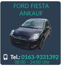 Ford Fiesta Gebrauchtwagen Ankauf