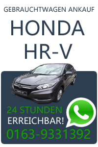Honda HR-V Gebrauchtwagen Ankauf