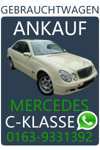 Mercedes C-Klasse Gebrauchtwagen Ankauf