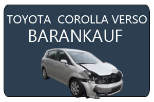 Toyota Corolla Verso Gebrauchtwagen Ankauf