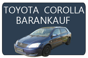 Toyota Corolla Gebrauchtwagen Ankauf