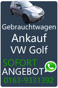 VW Golf Gebrauchtwagen Ankauf