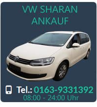 VW Sharan Gebrauchtwagen Ankauf