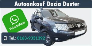Autoankauf Dacia Duster