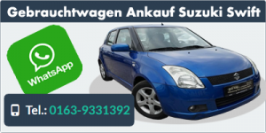 Gebrauchtwagen Ankauf Suzuki Swift